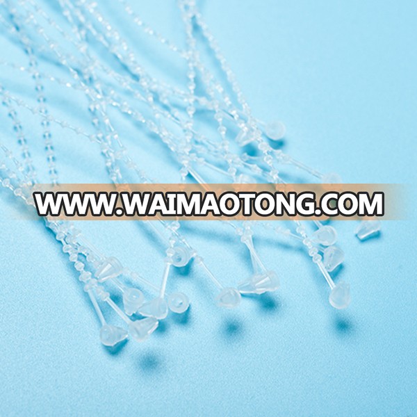 Transparent Name Tags Loop Ties (TL012-5)